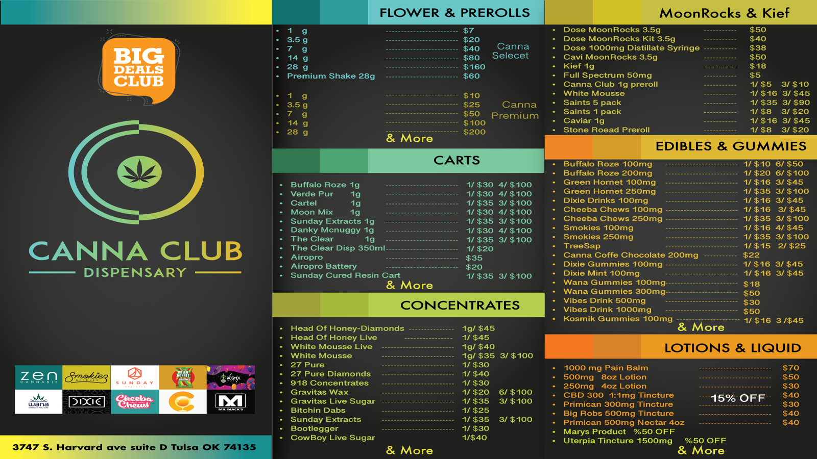 Canna Club Dispensary Menu Leafly